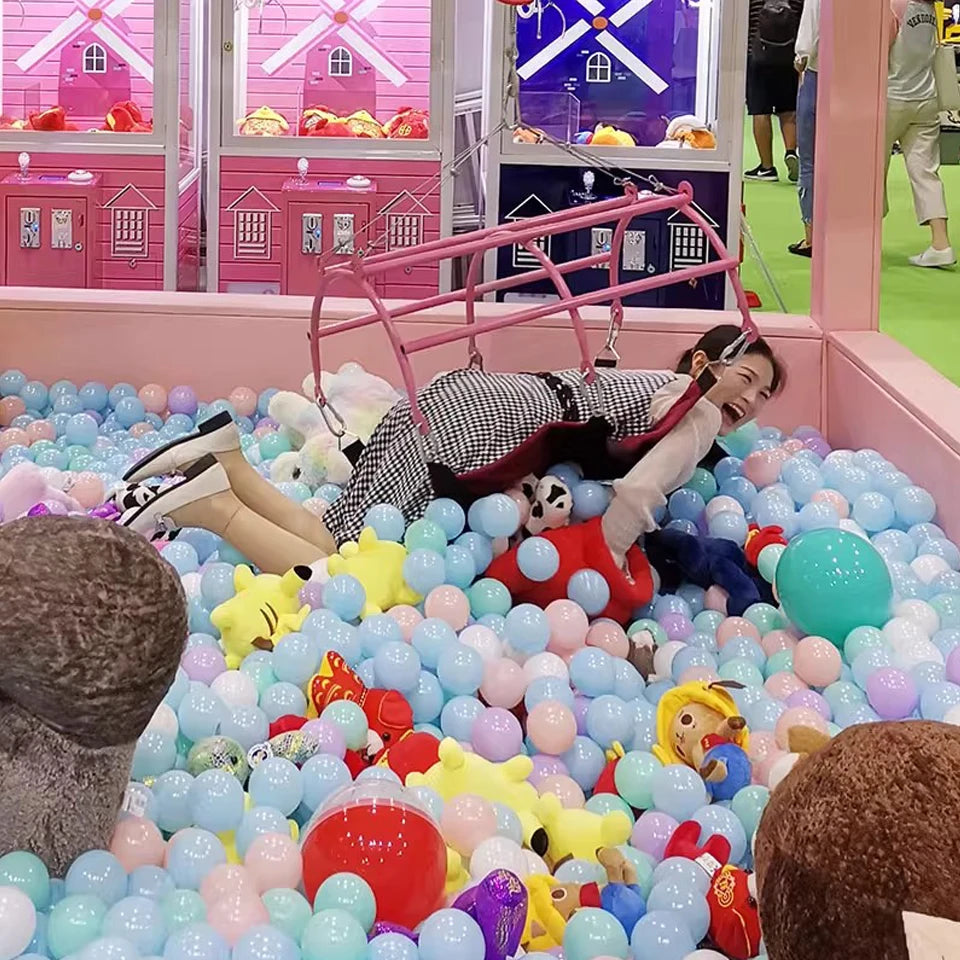 Human Claw Crane Machine Remote Control Arcade