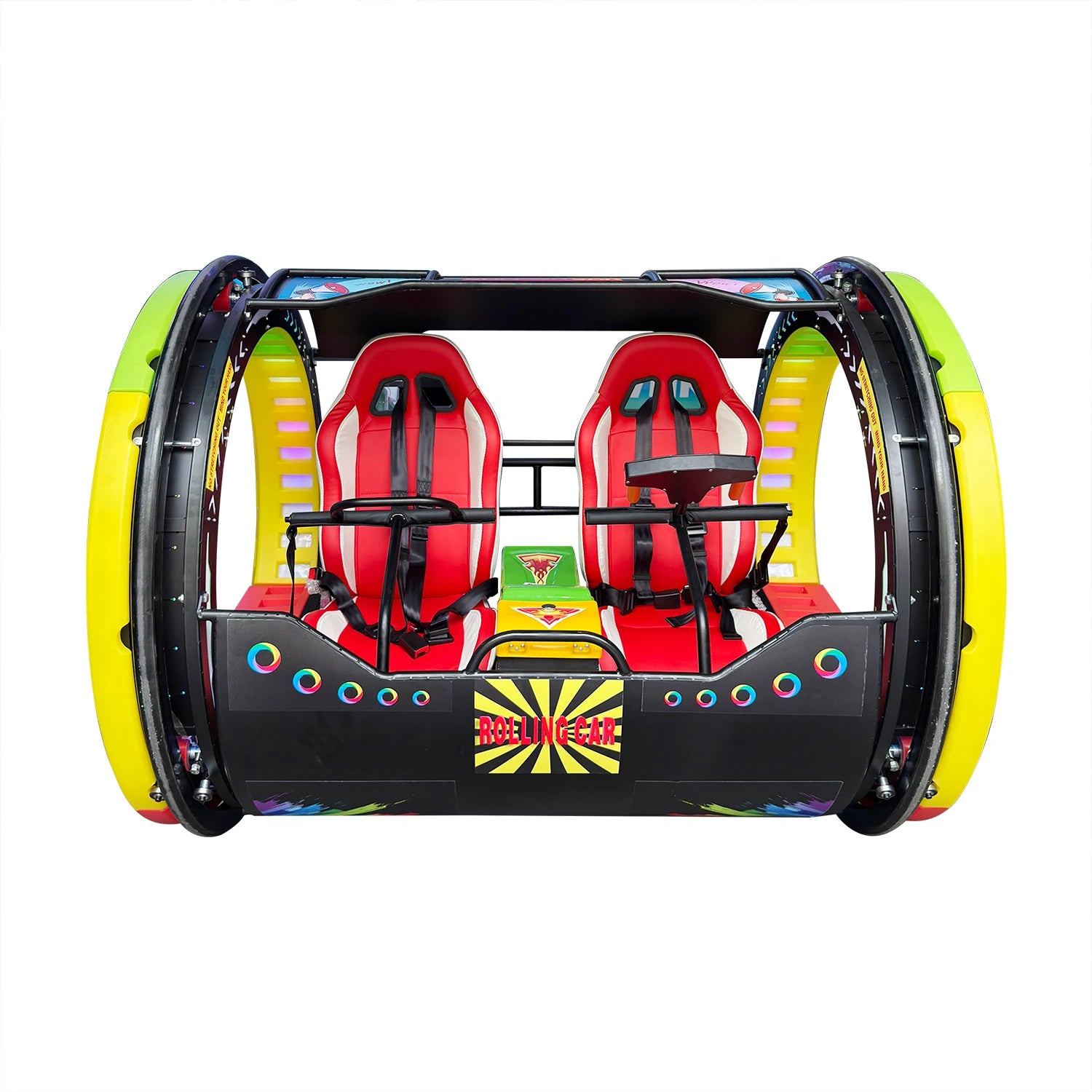 360° Rolling Car Double Adults Players Electric Vehicle