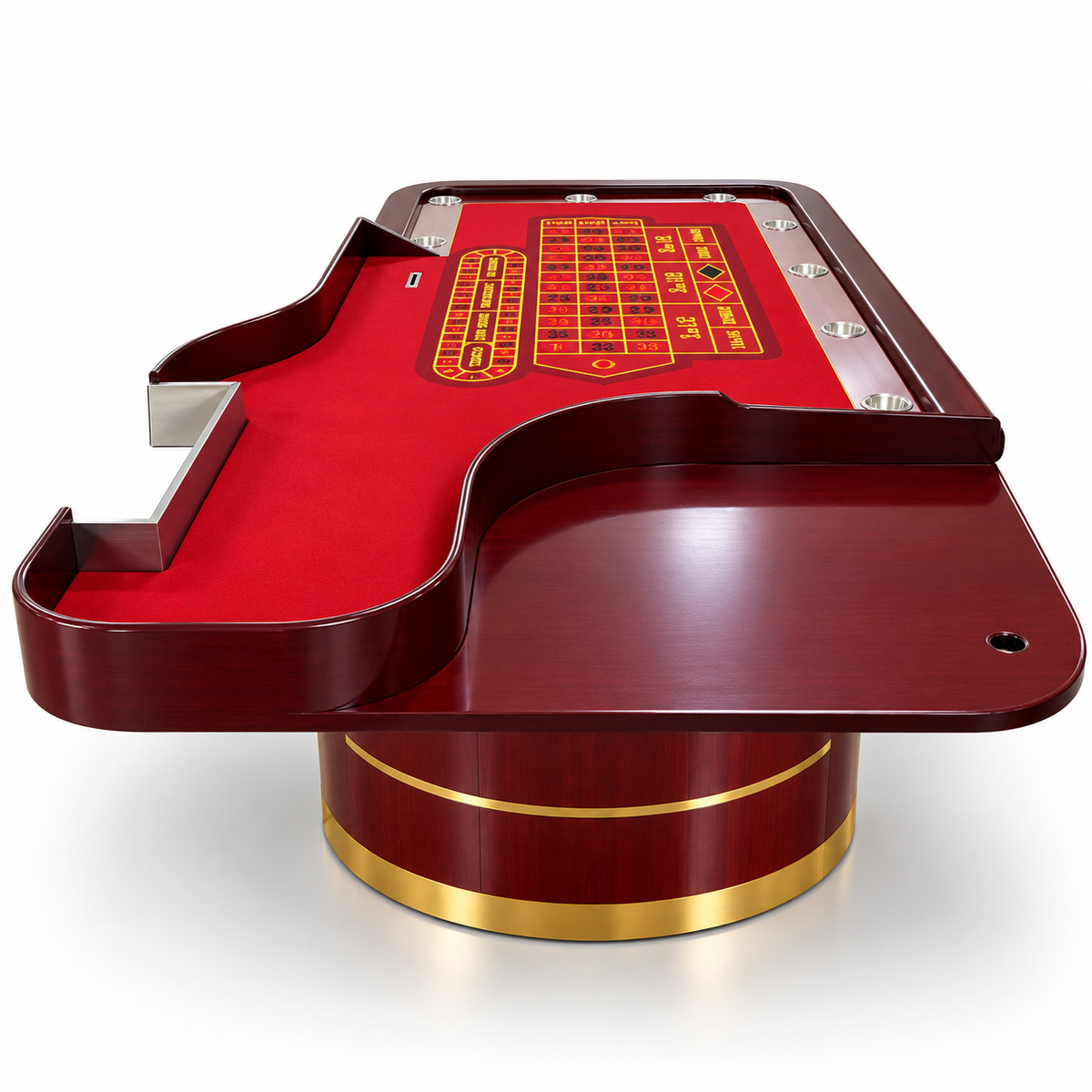Luxury Professional Las Vegas Style Casino Roulette Table with Wheel