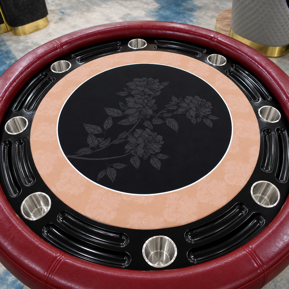 Professional Round Casino Roulette Wheel Table with MDF Base