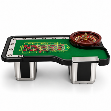 Casino Roulette Wheel Table Multi Game MDF PU Wood