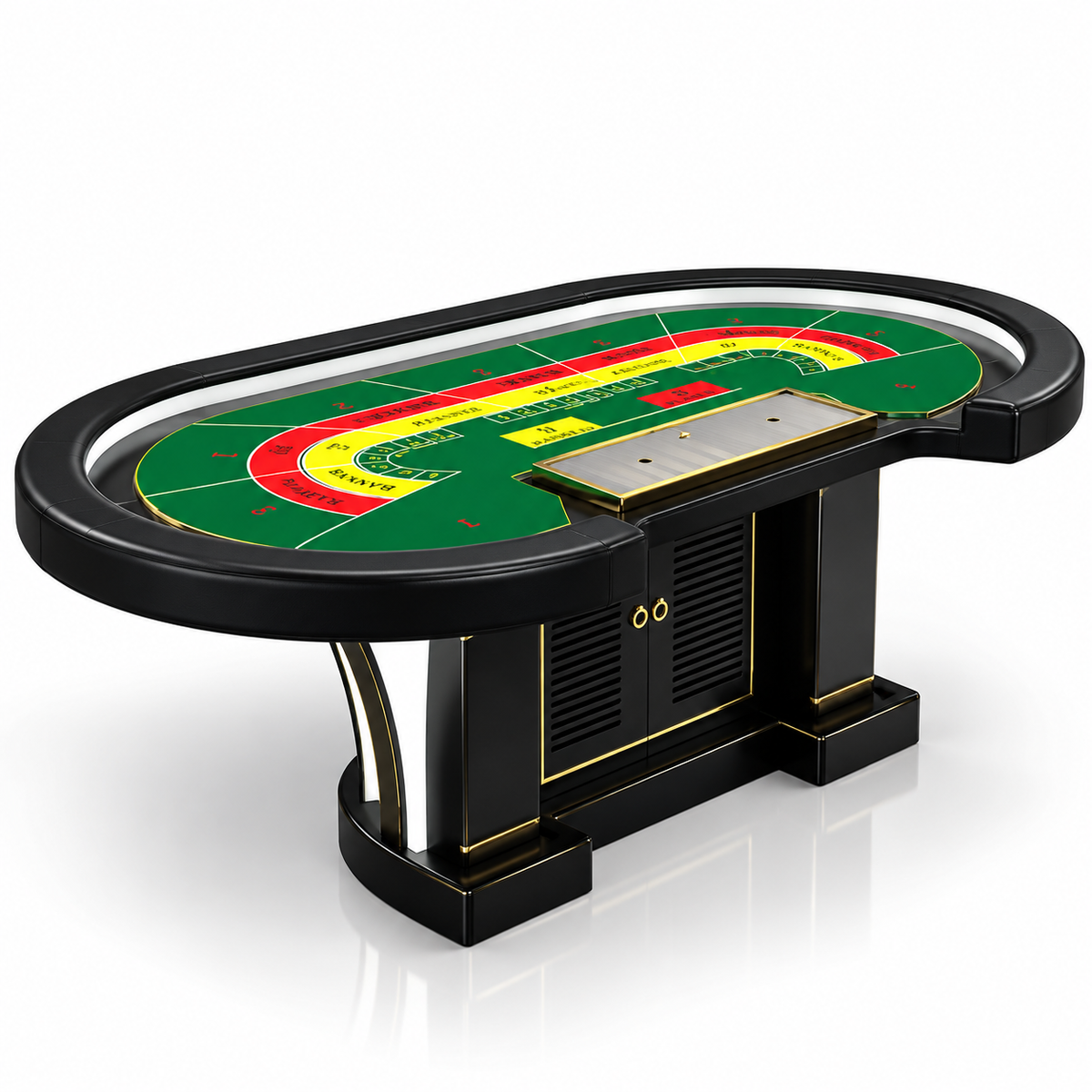 Luxury Professional Casino Texas Hold’em Poker and Baccarat Table