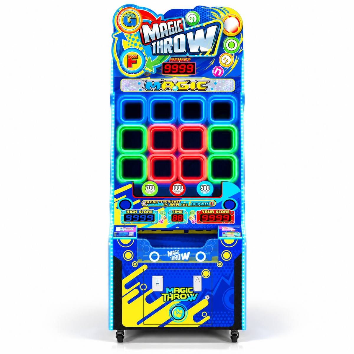 Coin Operated Ball Toss Redemption Arcade Game Machine
