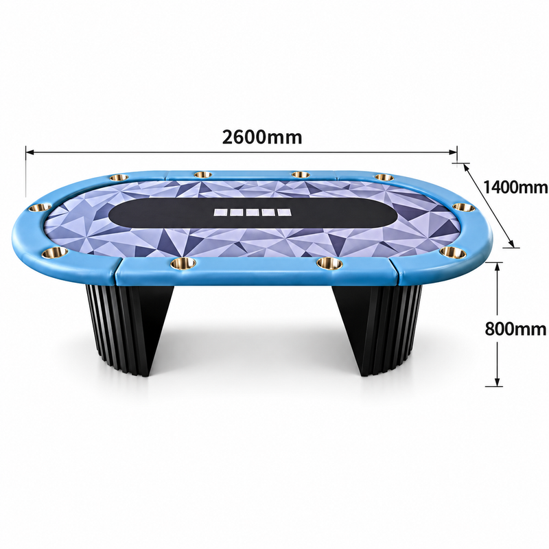 Luxury Wooden Texas Hold’em Poker Table for Casino Gaming