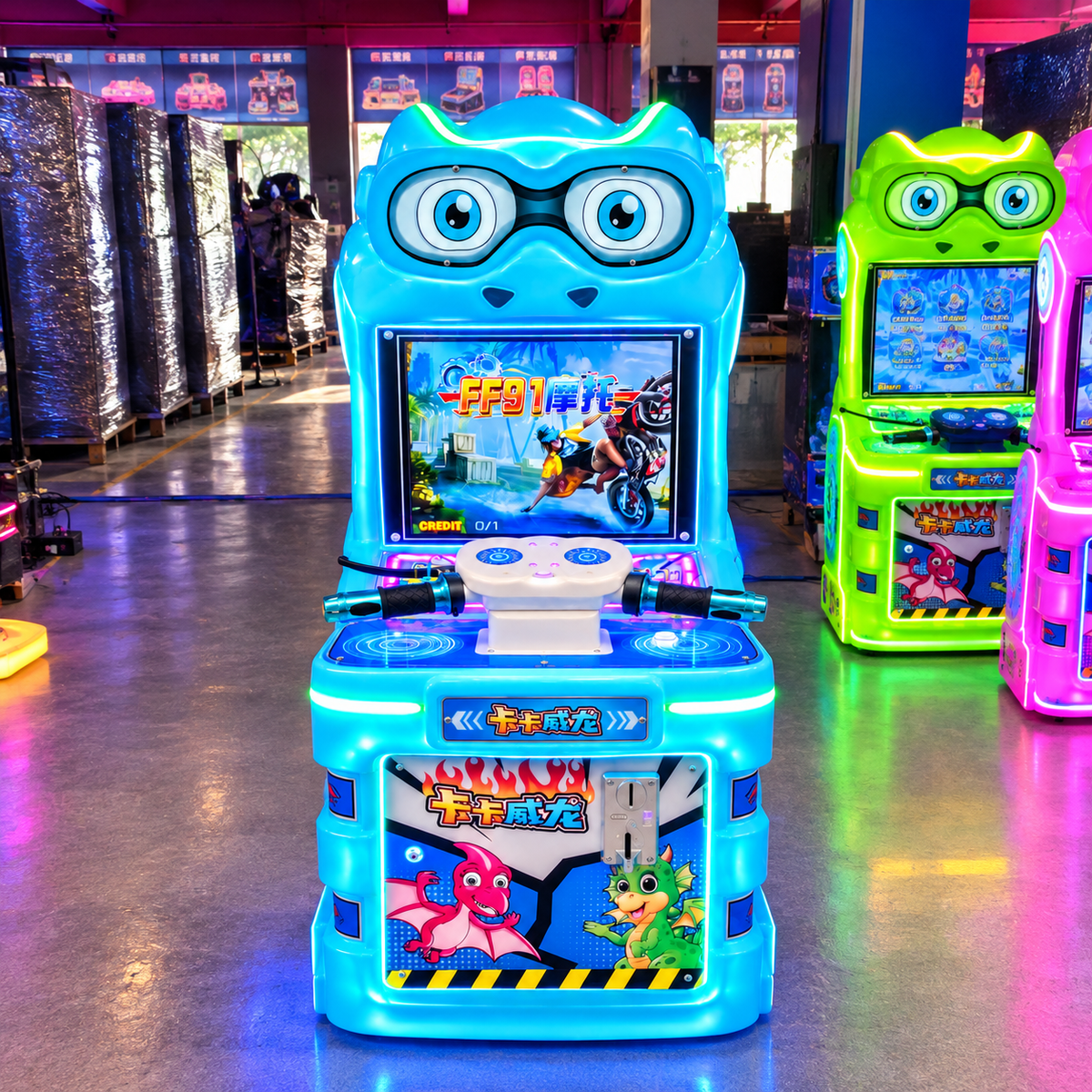 Coin Operated Motorcycle Racing Arcade Machine with HD LCD Screen
