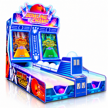 Two Player Arcade Bowling Game Machine with LED Lights