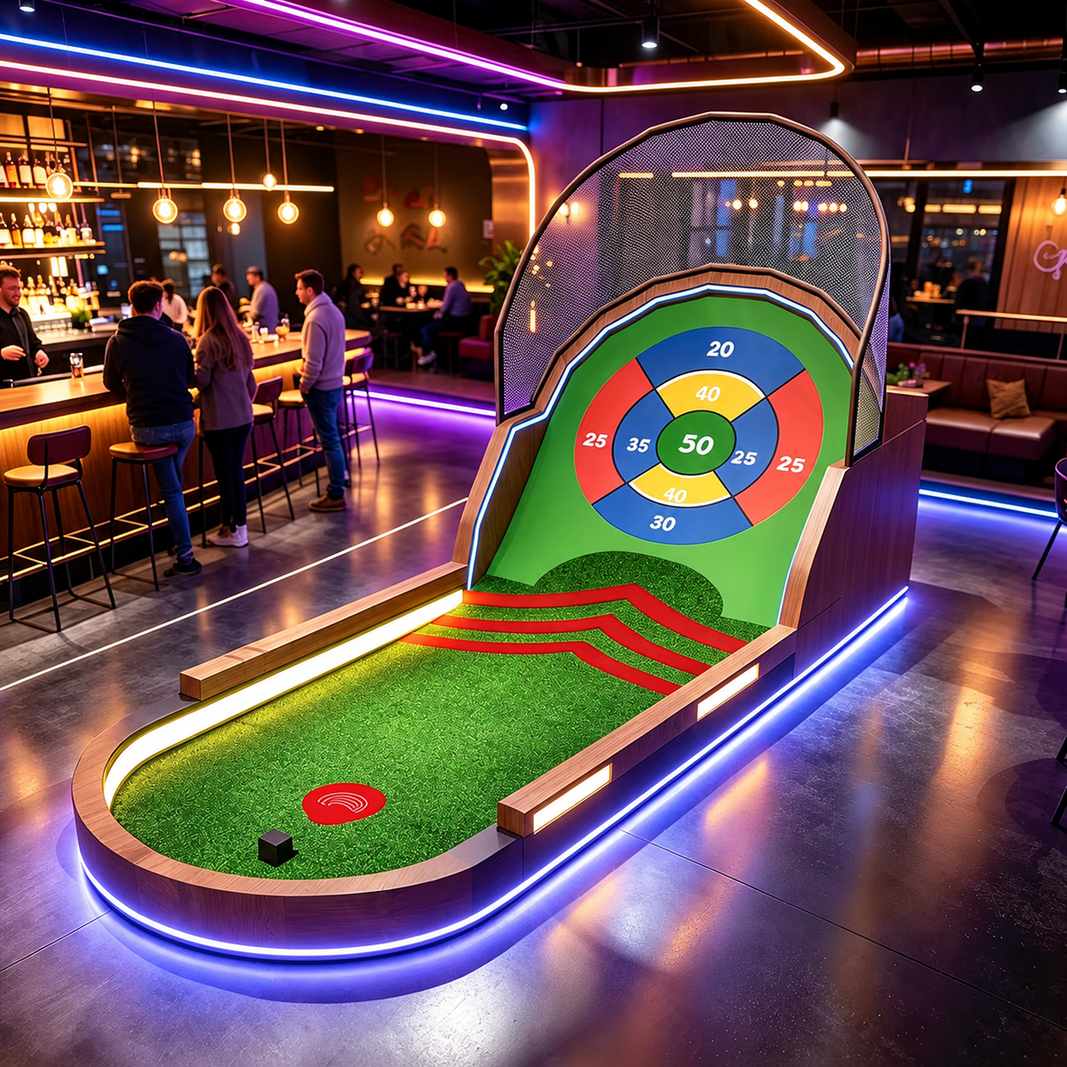 Commercial Indoor 9 Hole Mini Golf Course Portable Infinity Arcade Game