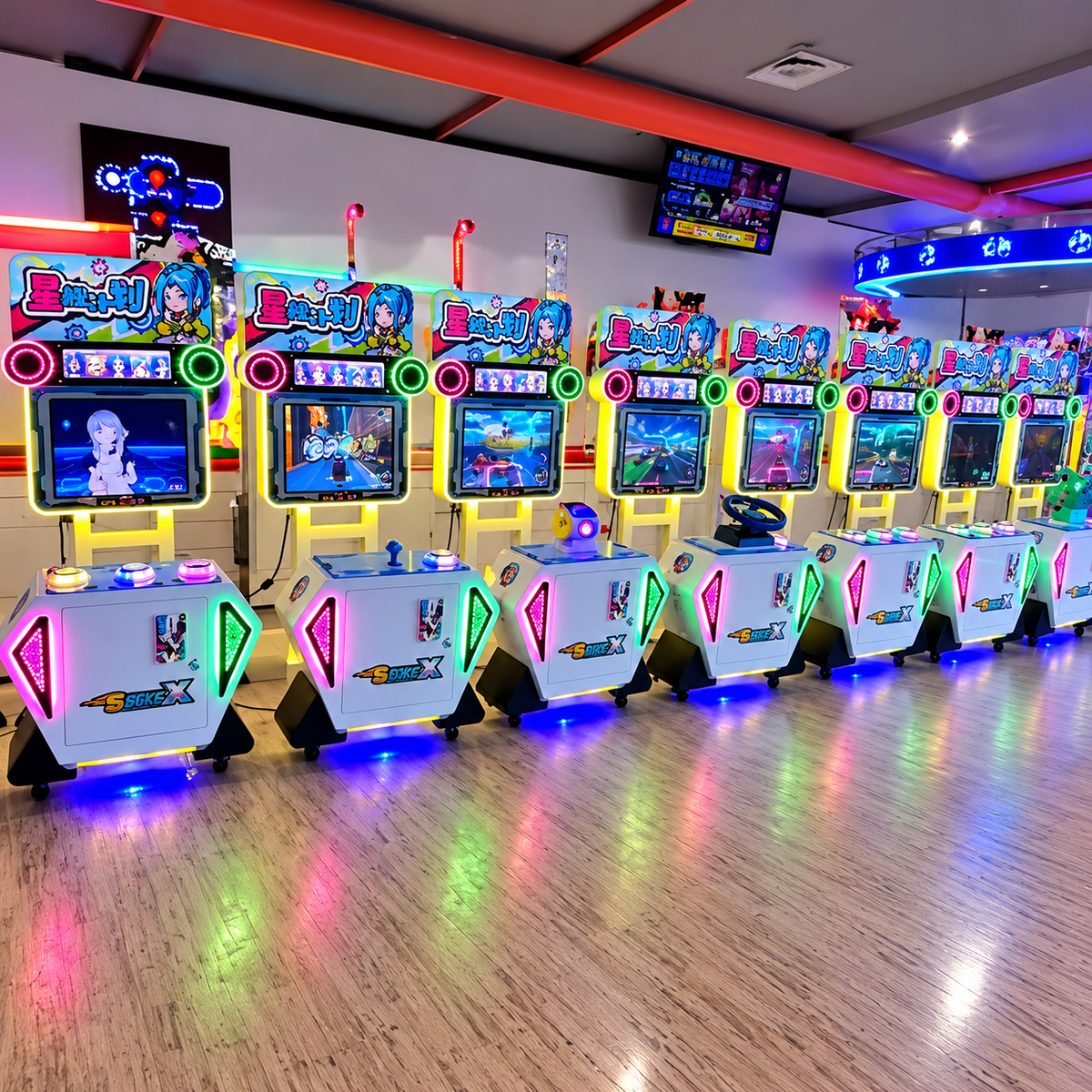 Coin Operated Arcade Shooting Game Machine with Digital Screen