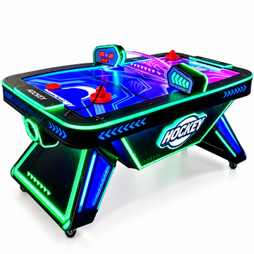LED Air Hockey Arcade Table for Commercial Game Rooms