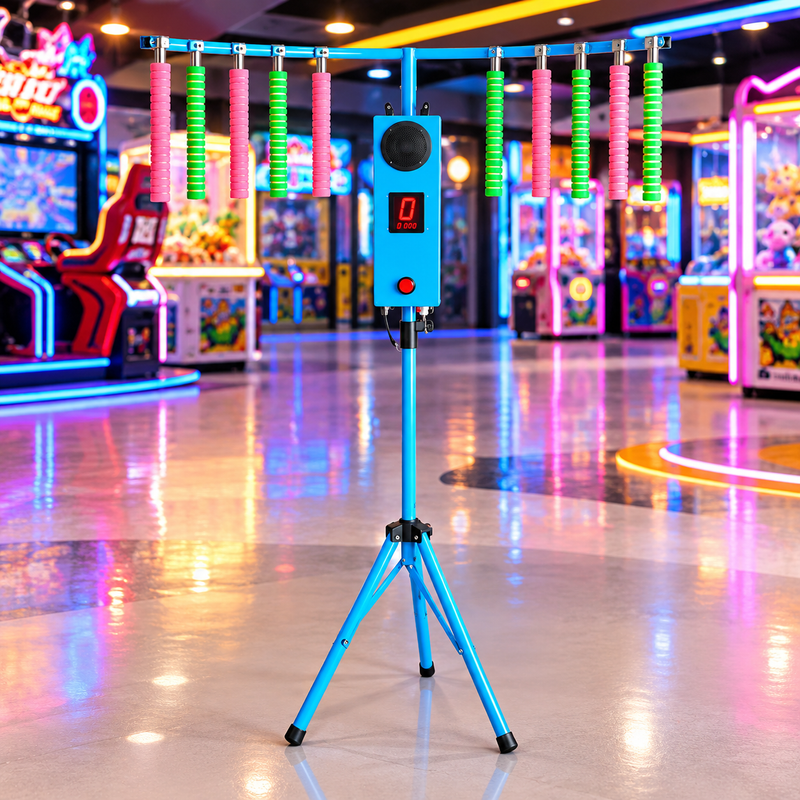 Fast Reaction Arcade Falling Stick Game with Digital Score Display
