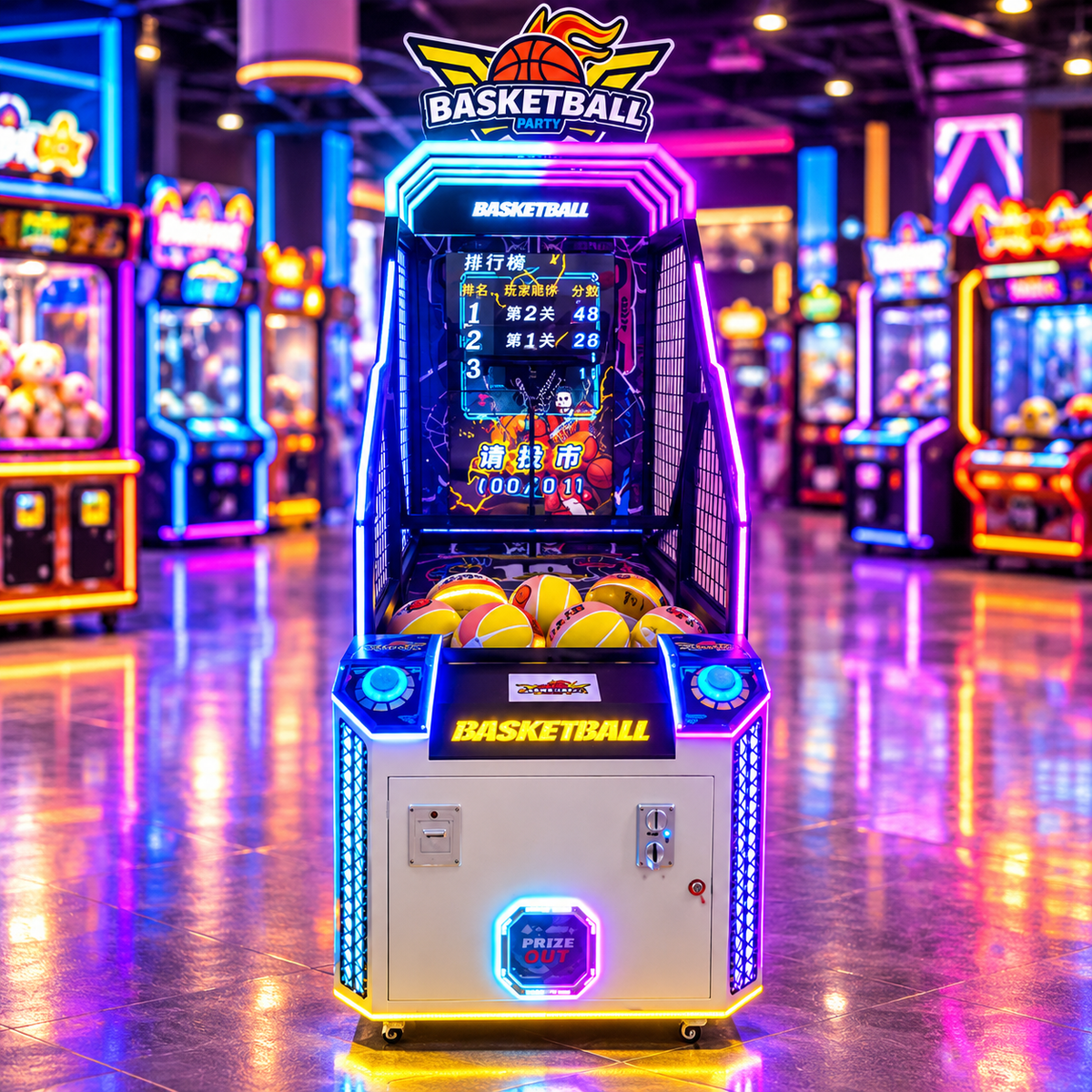 Video Game Console English Support for Indoor Sports Arcades