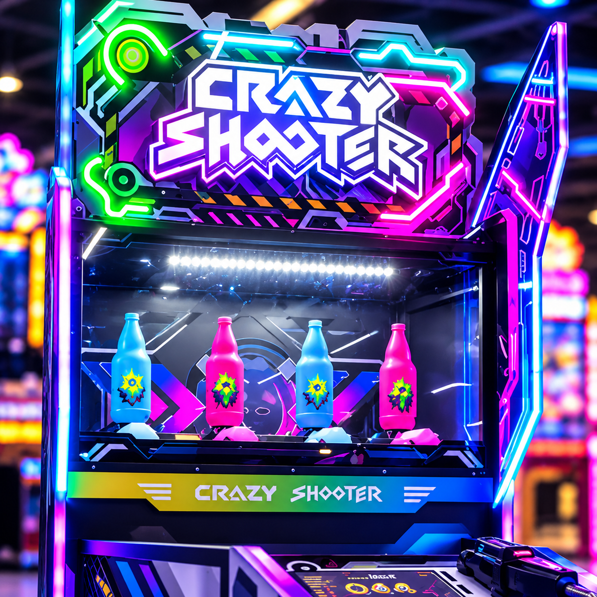 Coin Operated Shooting Arcade Game Machine with 10-Inch Touchscreen