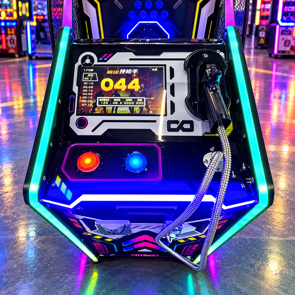 Crazy Shooter Coin-Operated Arcade Shooting Game Machine – view 3