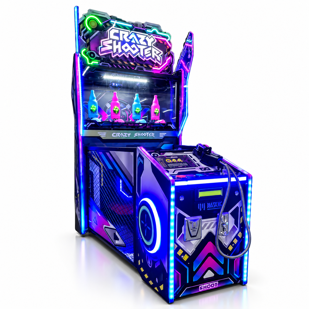 Crazy Shooter Coin-Operated Arcade Shooting Game Machine
