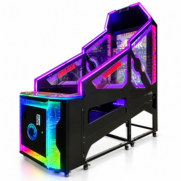 Indoor Electronic Street Basketball Arcade Shooting Simulator with LED Lights