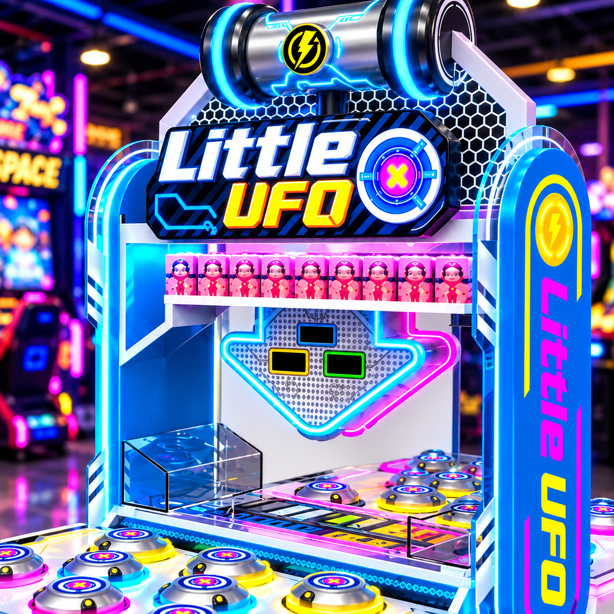 Cute Two Player Coin Operated Shooting Arcade Simulator Game Machine