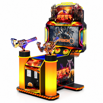 Two Player Coin Operated Arcade Shooting Game Machine