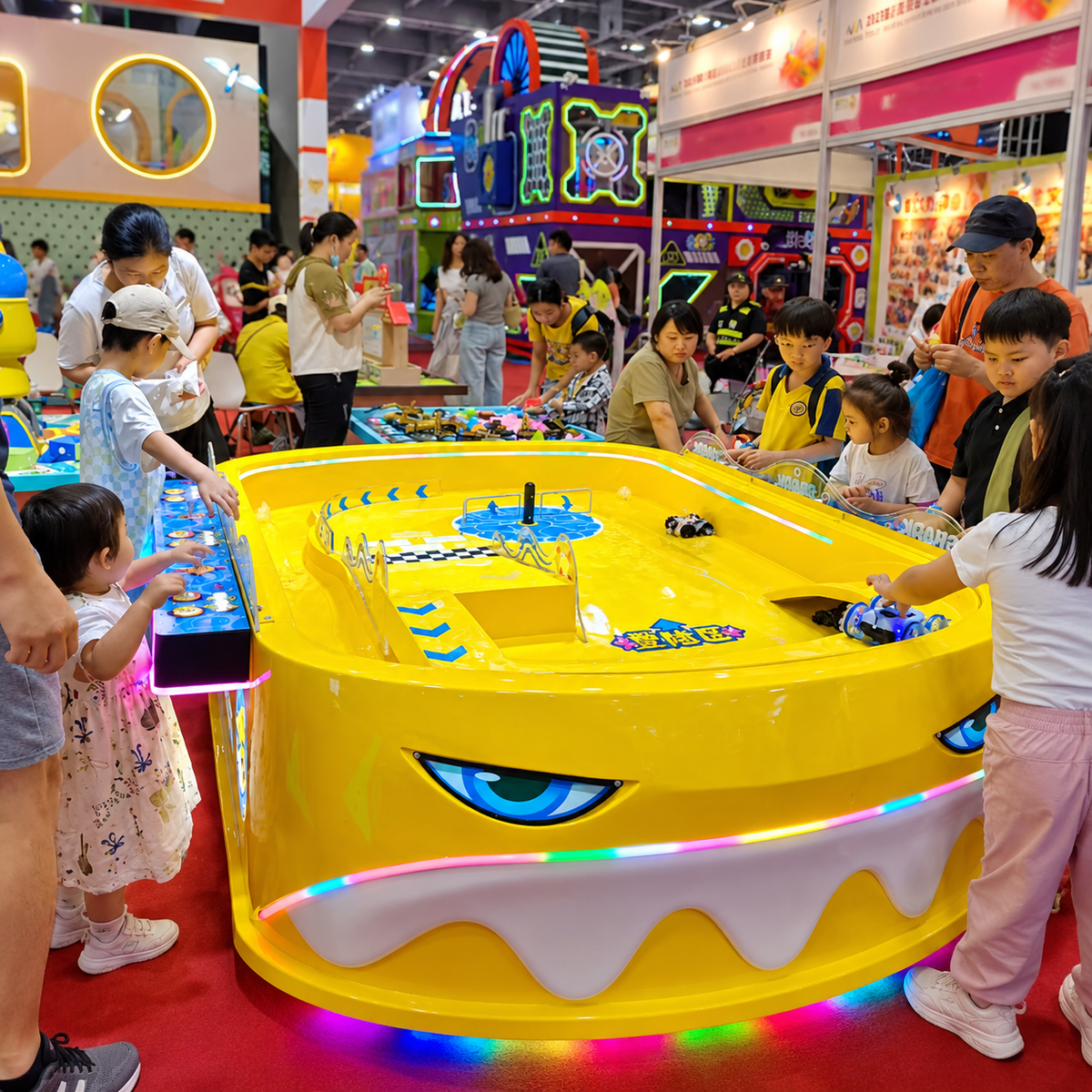 6 Player Coin Operated Shark Island Arcade Racing Game Machine