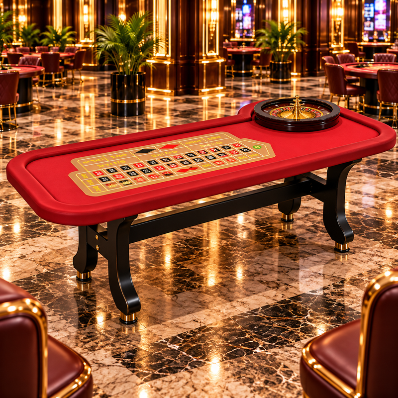 Professional H Style Roulette Wheel Table for Casino Gaming