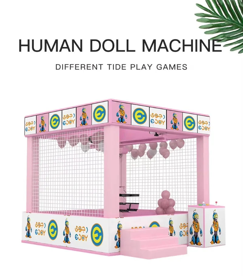 Custom Large Human Claw Machine Remote Control Crane