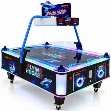 Coin Operated Air Hockey Arcade Table with LED Lights
