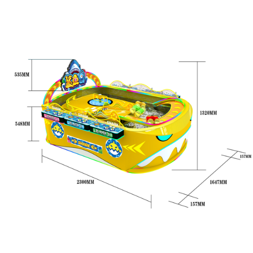 6 Player Coin Operated Shark Island Arcade Racing Game Machine