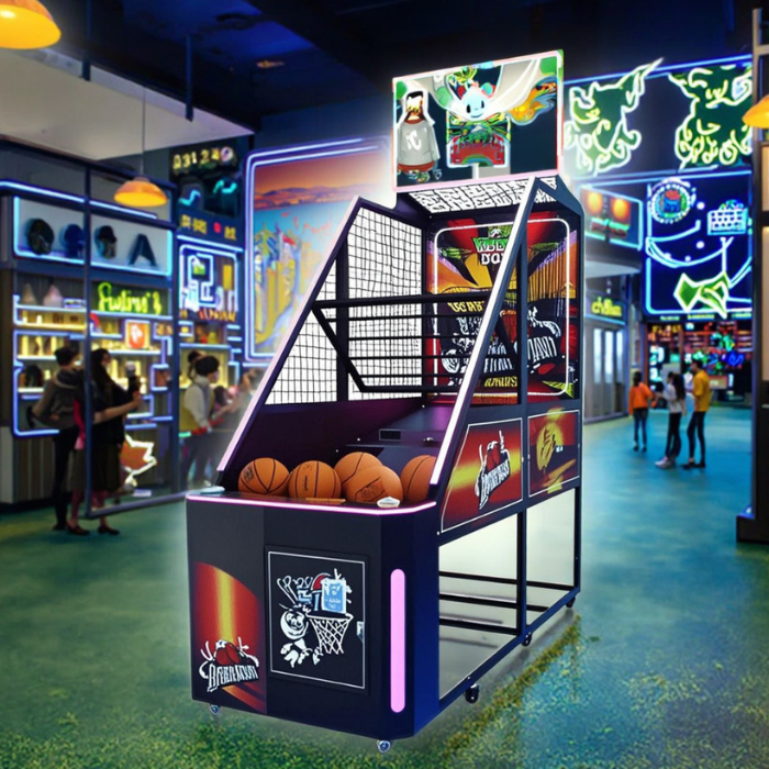 Basketball Arcade Shooting Machine Coin Operated Game