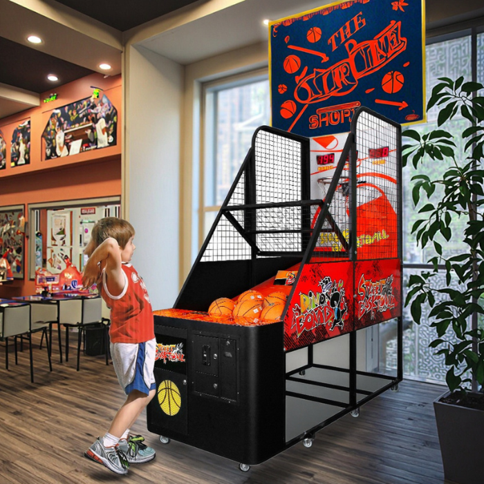 Basketball Arcade Shooting Machine Coin Operated Game