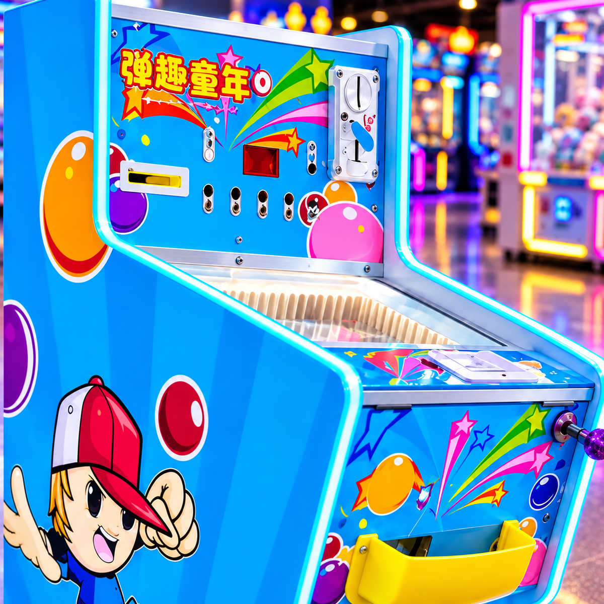 Indoor Coin Operated Pachinko Arcade Game Machine for Kids