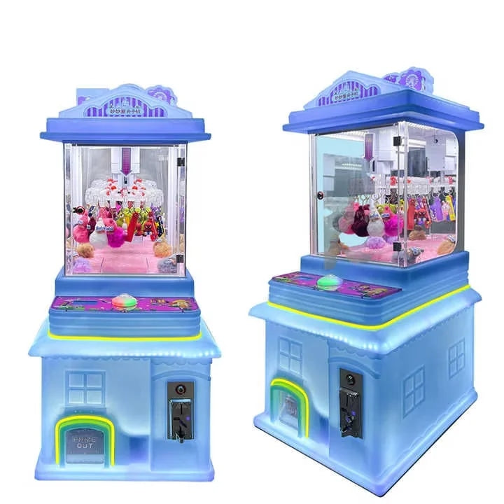 Children Arcade Plastic Doll Machine Coin Mini Claw