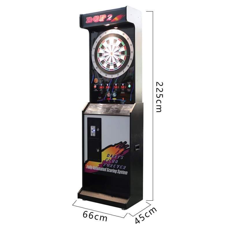 Children's Coin-Operated Electronic Dart Machine for Arcade Play