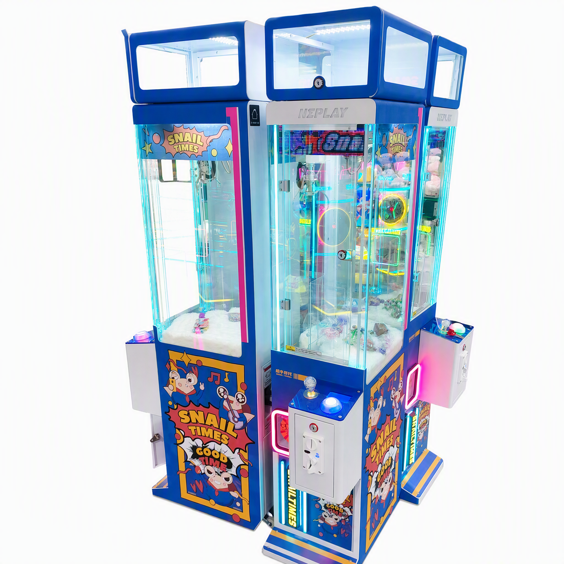 Claw Crane Machine Display Cabinet Coin Operated Prize