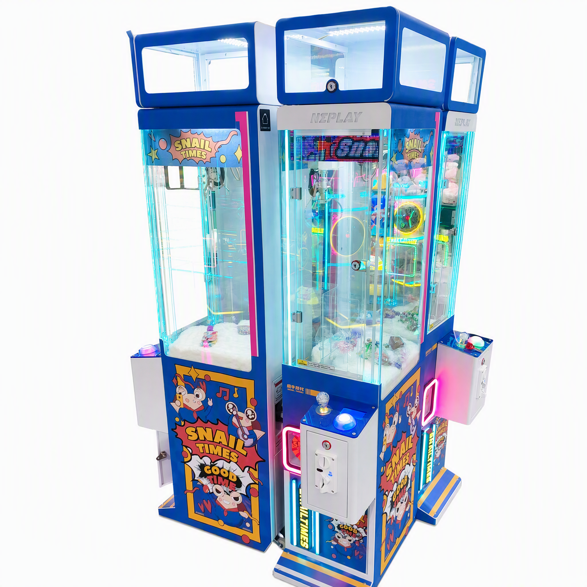 Claw Crane Machine Display Cabinet Coin Operated Prize