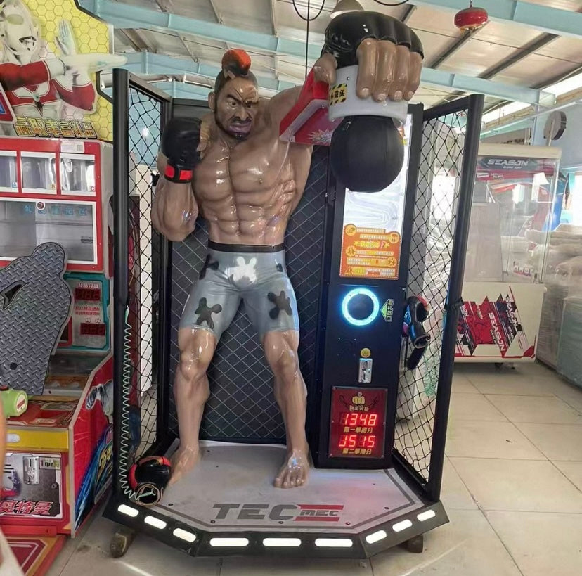 Coin Operated Boxing Machine Arcade Game for Game Center