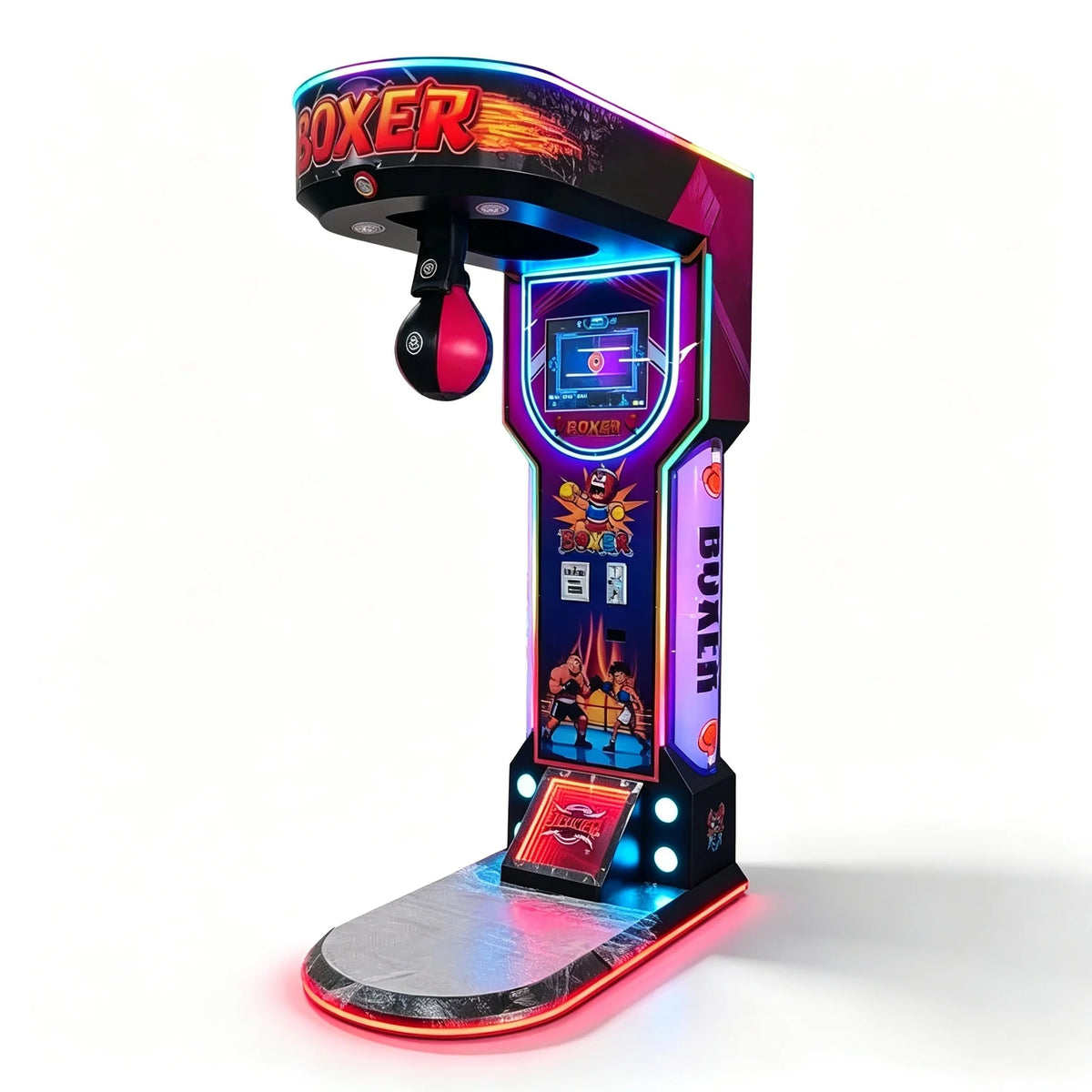 Coin Operated Boxing Punching Arcade Machine Big Punch