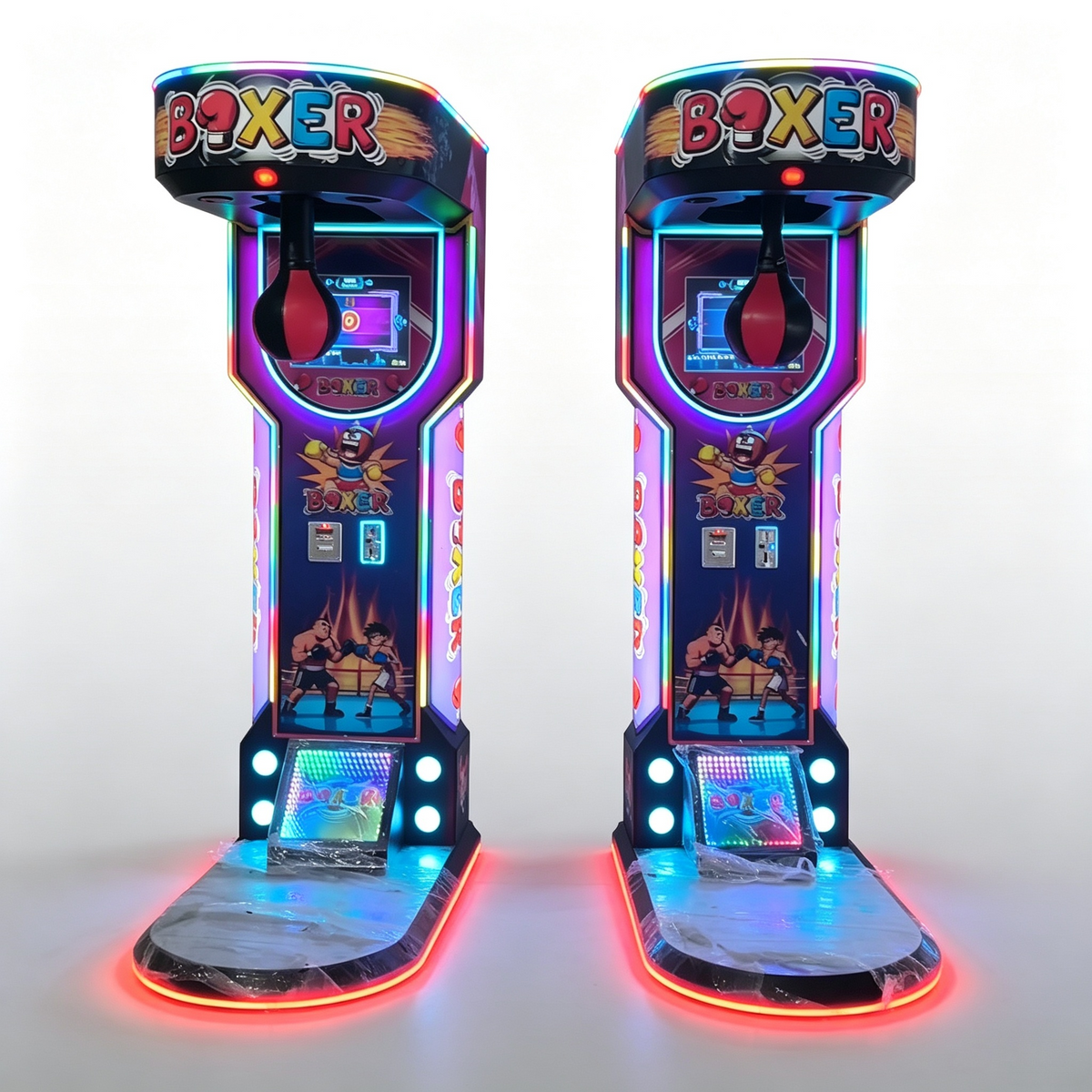 Coin Operated Boxing Punching Arcade Machine Big Punch