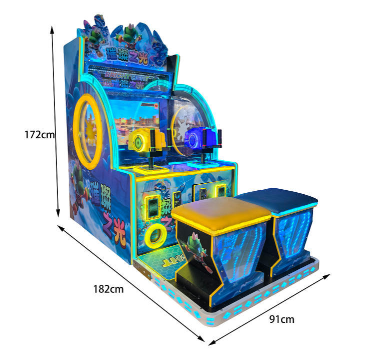 Coin-Operated Ice Man Shooting Arcade Game Machine