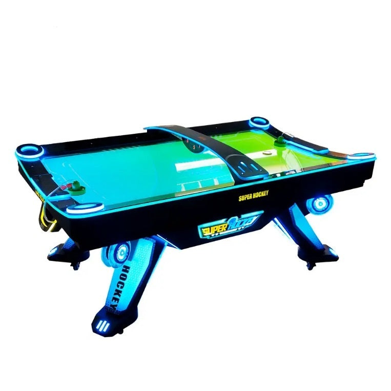 Coin-Operated LED Air Hockey Arcade Table for Indoor Gaming