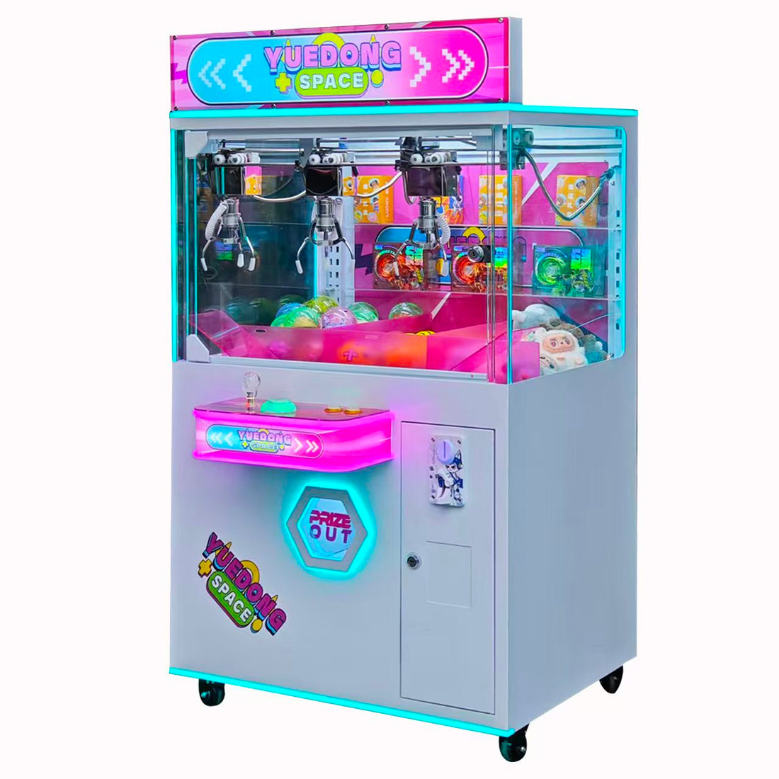 Coin Operated Mega Mini Claw Machine Commercial Arcade Crane