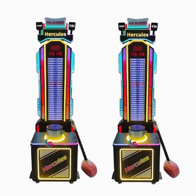 Coin Operated Metal Big Punch Boxing Strength Game