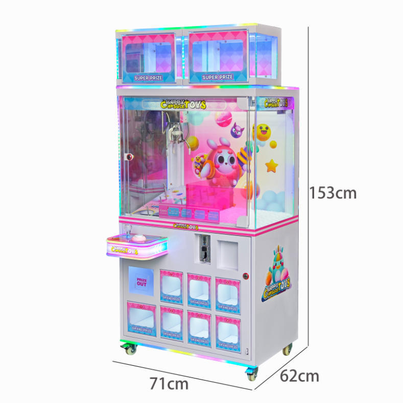 Coin Operated Mini Claw Crane Machine Metal