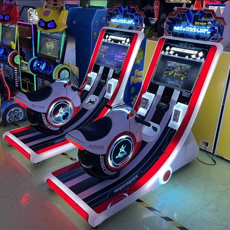 Coin Operated PHANTOM Motorcycle Racing Arcade Simulator Ride