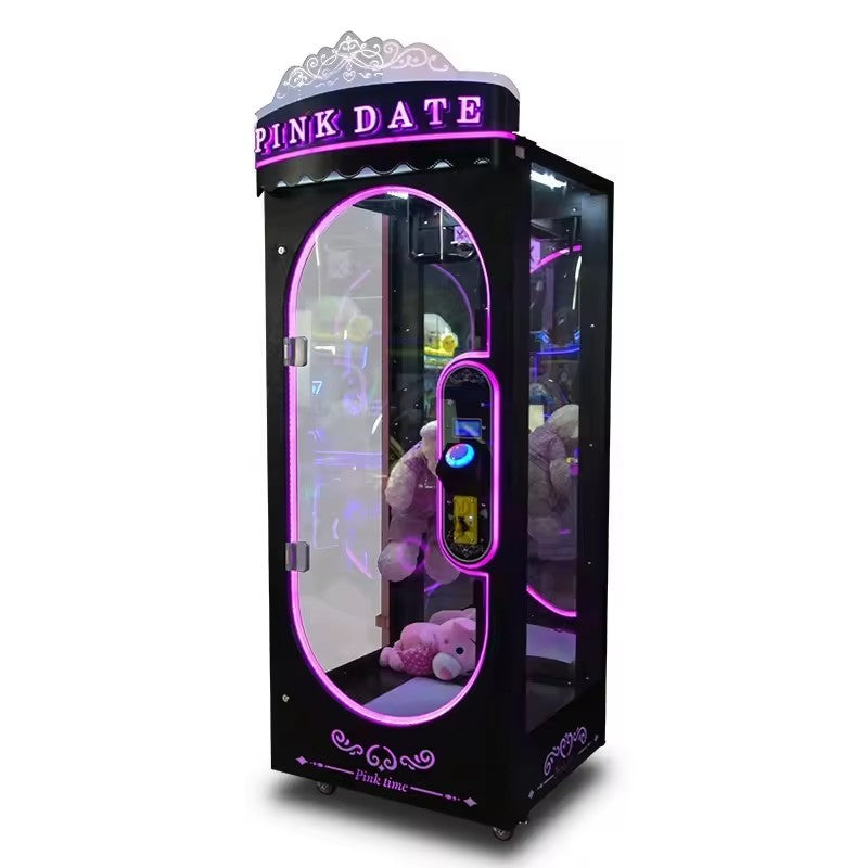 Coin Operated PINK DATE Cut Prize Arcade Gift Machine