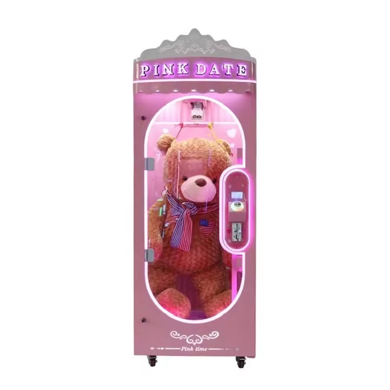 Coin Operated PINK DATE Cut Prize Arcade Gift Machine