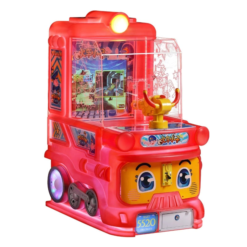 Coin Operated Train Shooting Arcade Game Machine with Digital Display