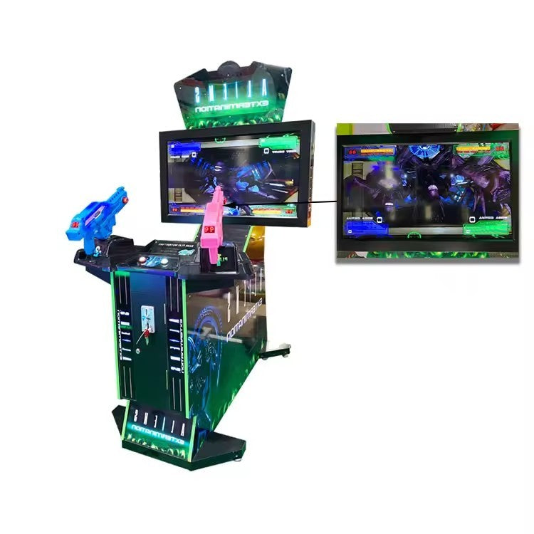 Coin Operated Video Arcade Shooting Machine for Aliens Action