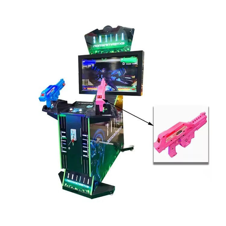 Coin Operated Video Arcade Shooting Machine for Aliens Action