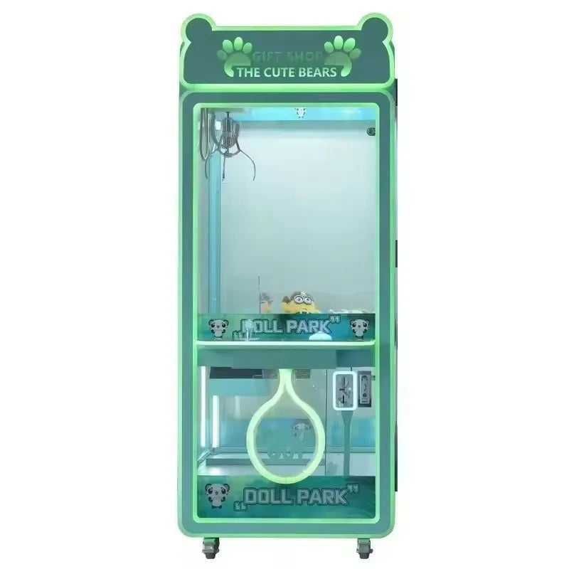 Commercial Arcade Crane Game Machine Kid Friendly Coin Operated