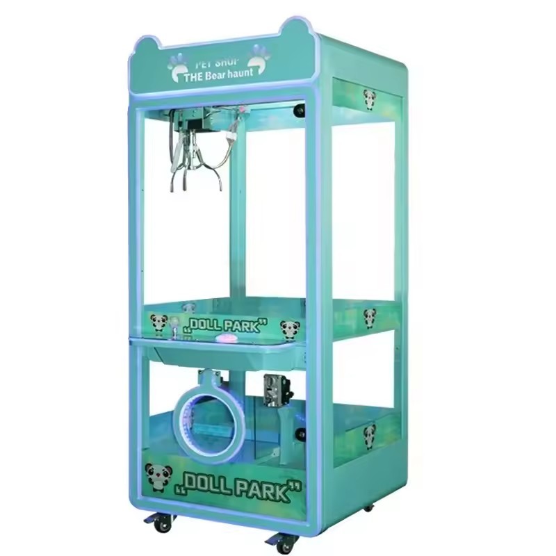 Commercial Arcade Crane Game Machine Kid Friendly Coin Operated