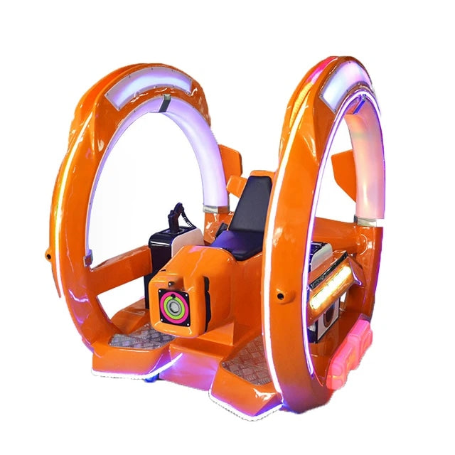 Commercial Kids Degree Rolling Electric Leswing Swing Car